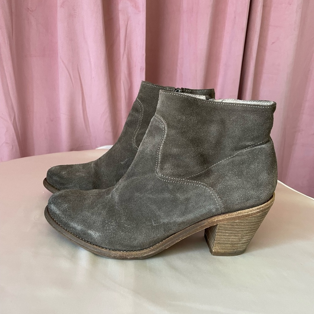 Allsaints Suede Ankle Bootie